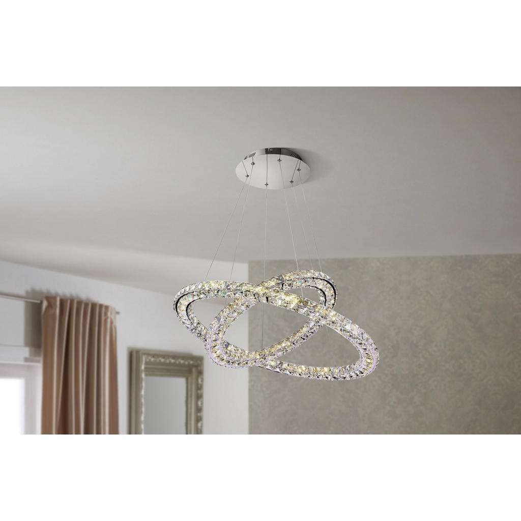 Glandor LED-HÄNGELEUCHTE, Silber