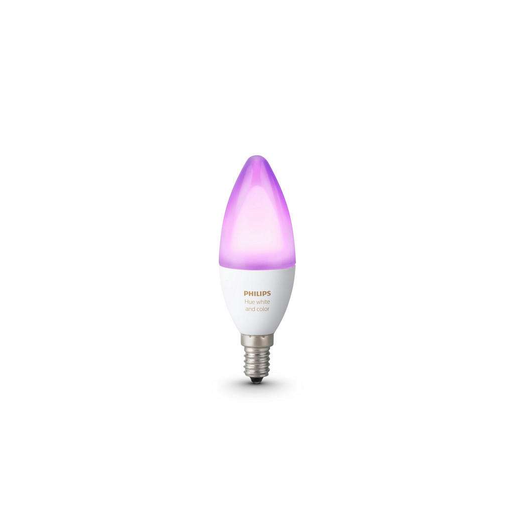 Philips HUE WHITE & COLOR AMBIANCE LED E14 6,5 W, Weiß