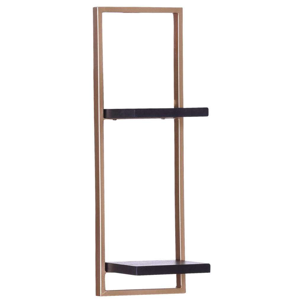 Landscape WANDREGAL Akazie massiv Schwarz, Gold