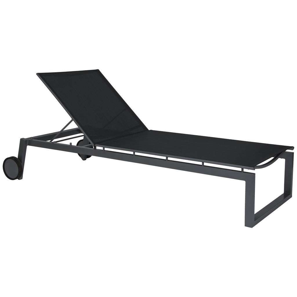 Stern GARTENLIEGE Aluminium pulverbeschichtet Weiß