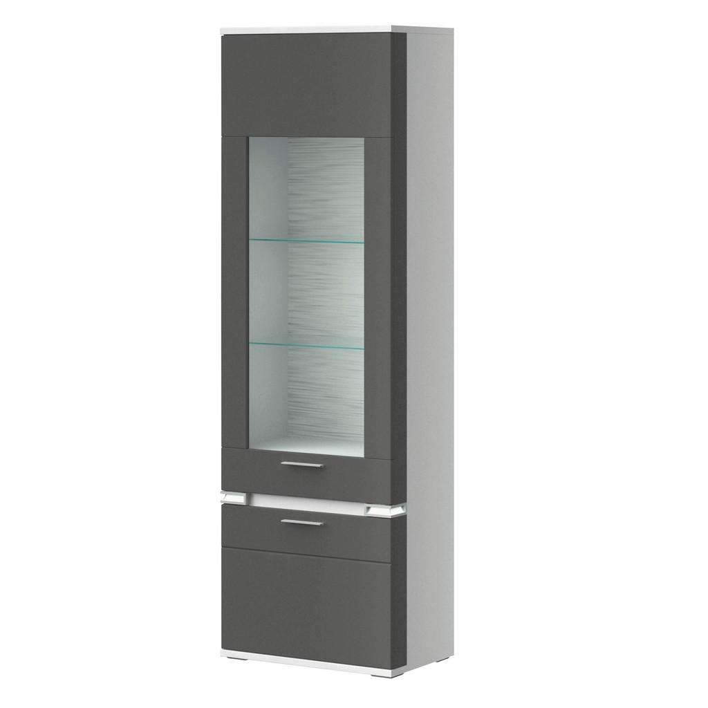 Stylife VITRINE Weiß