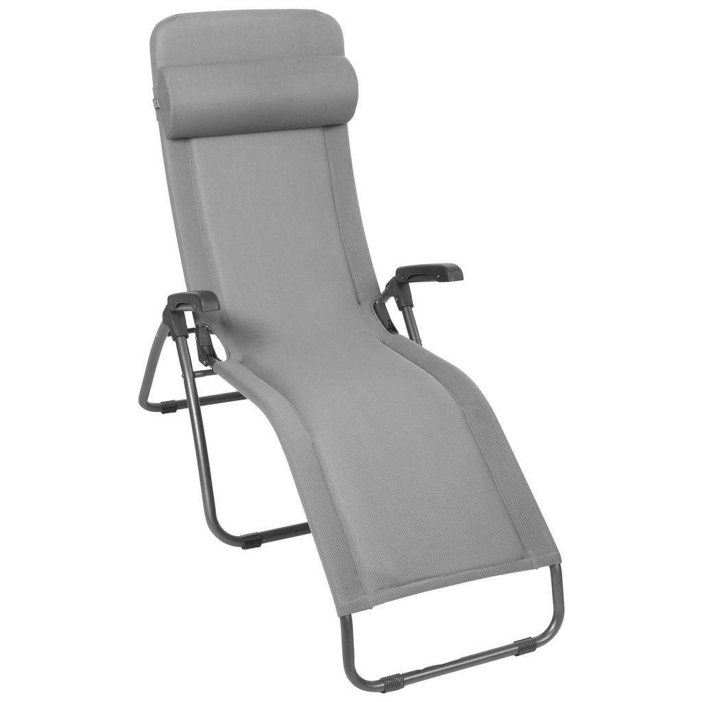 XXXL BÄDERLIEGE Aluminium Grau