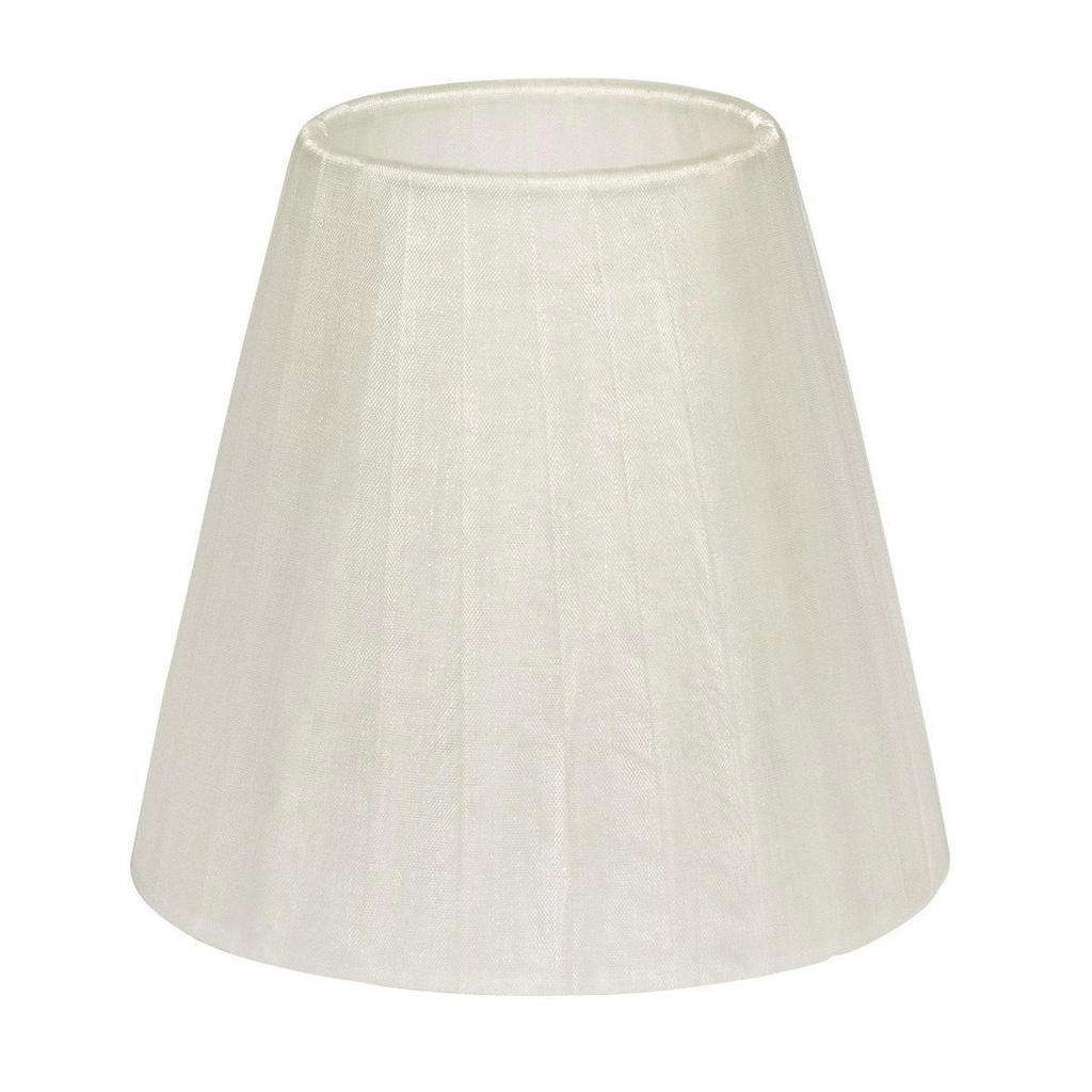 XXXL LEUCHTENSCHIRM Weiß Textil