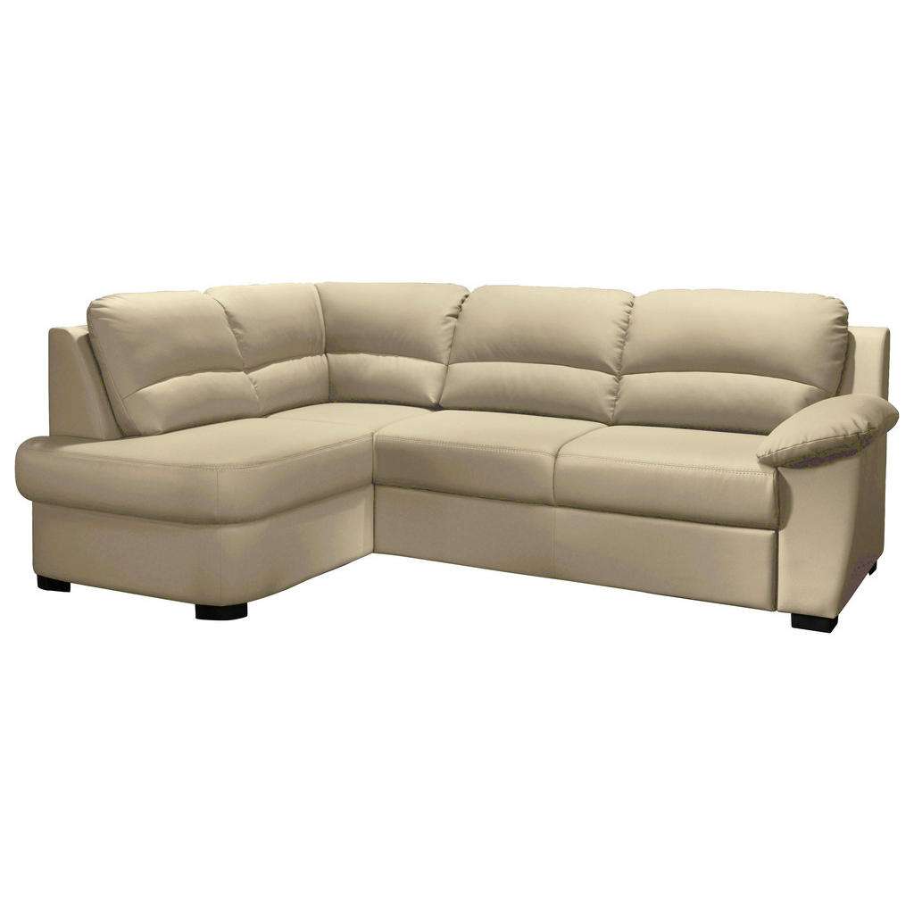 Cantus Ecksofa Beige Lederlook