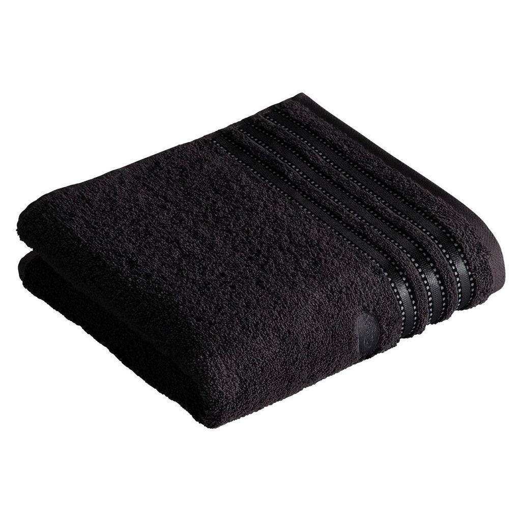 Vossen HANDTUCH 50/100 cm, Schwarz
