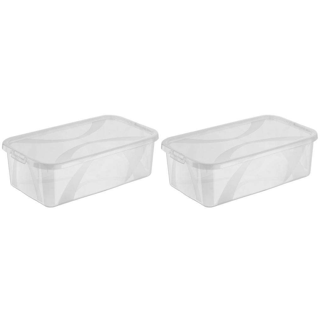 Rotho BOX MIT DECKEL, Weiß