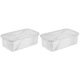 Rotho BOX MIT DECKEL, Weiß