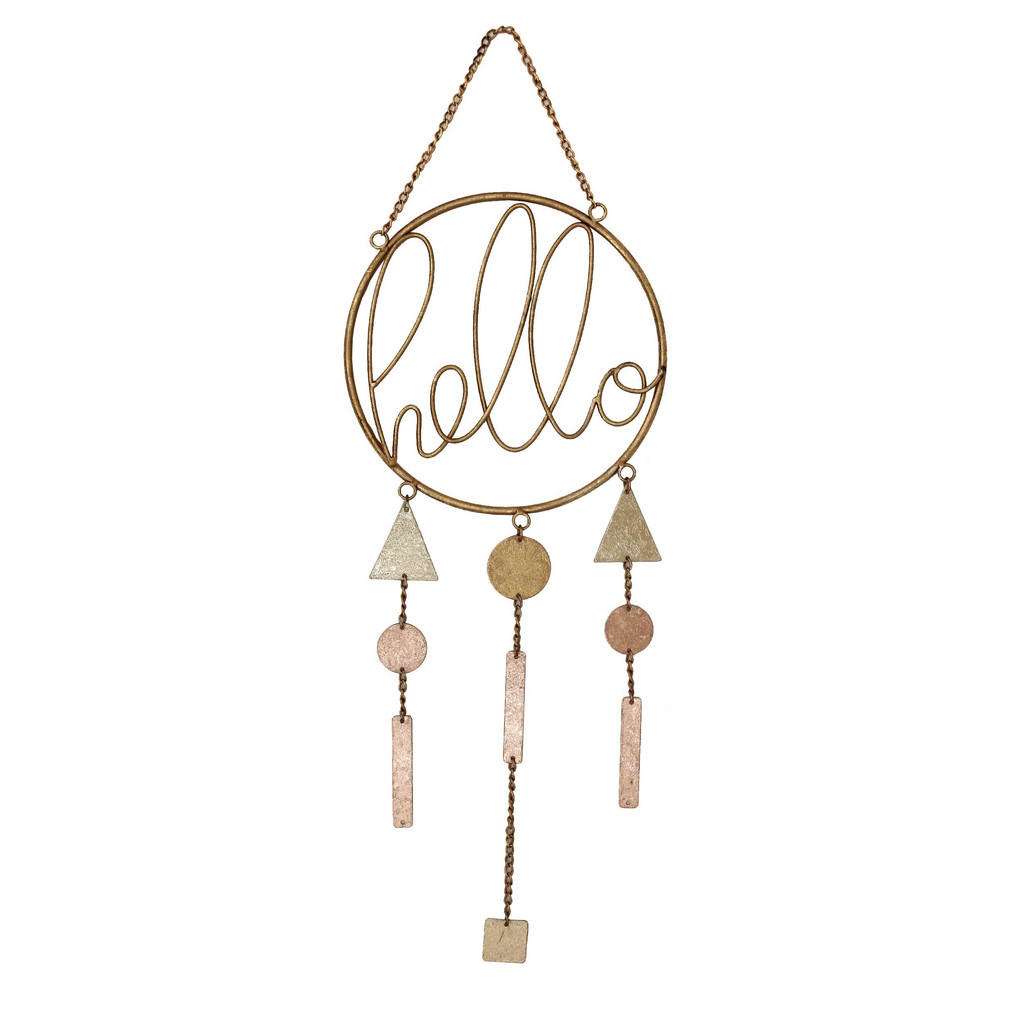Ambia Home WANDDEKO Metall, Gold