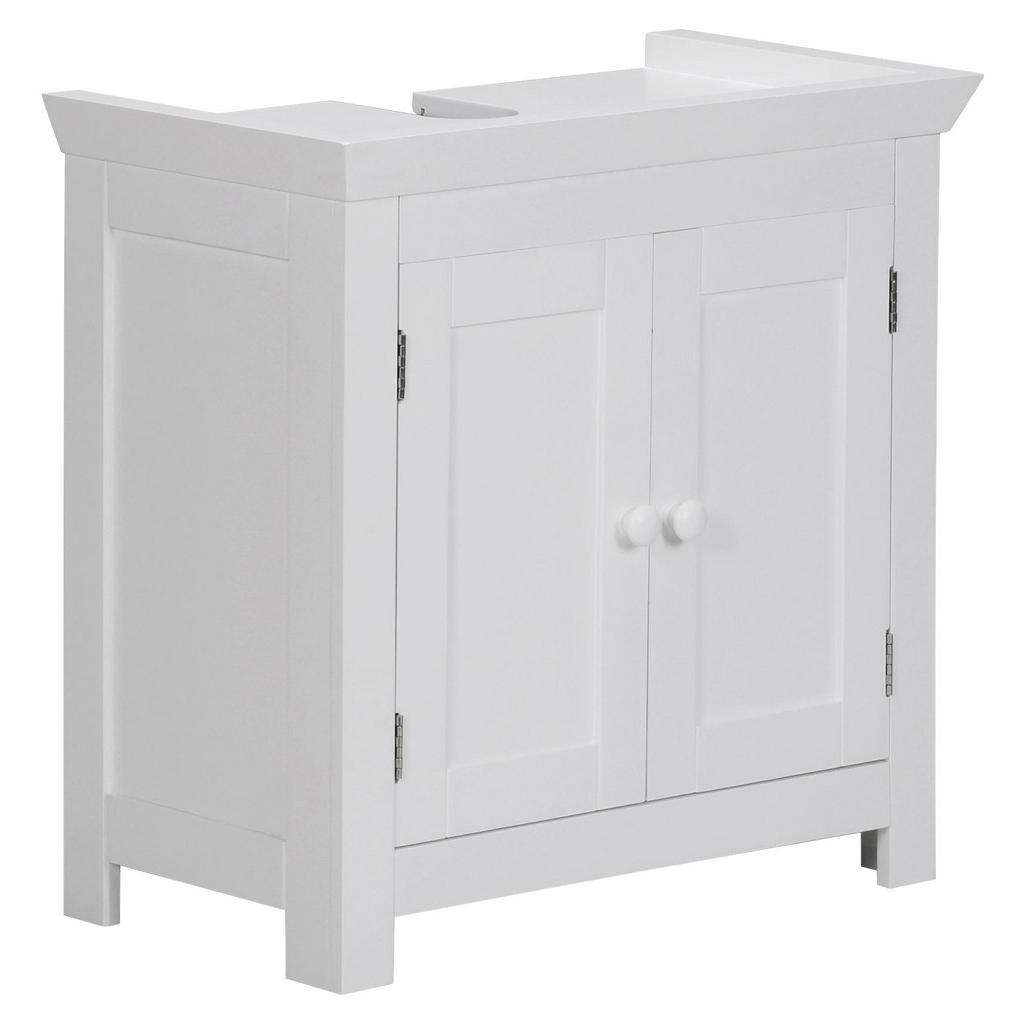 Carryhome WASCHBECKENUNTERSCHRANK Weiß