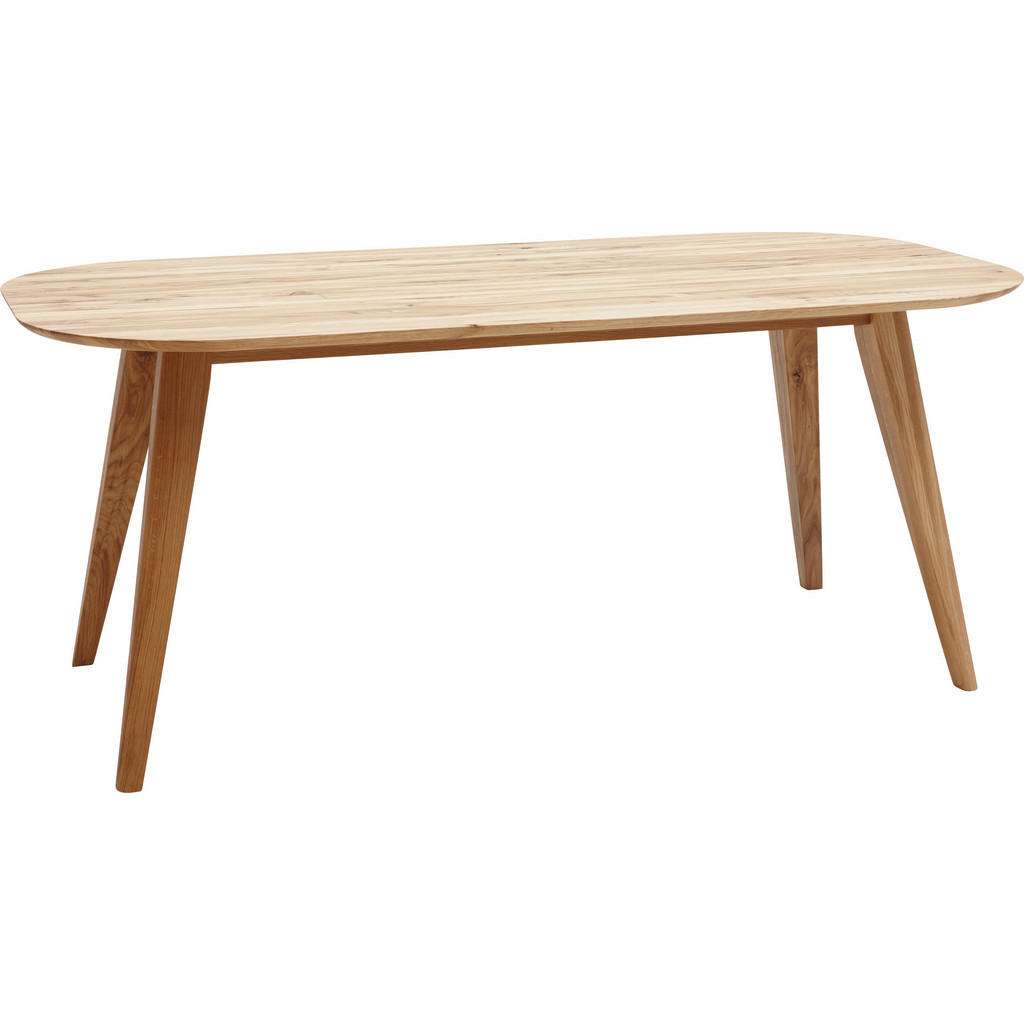 Voleo ESSTISCH Eiche massiv oval Braun