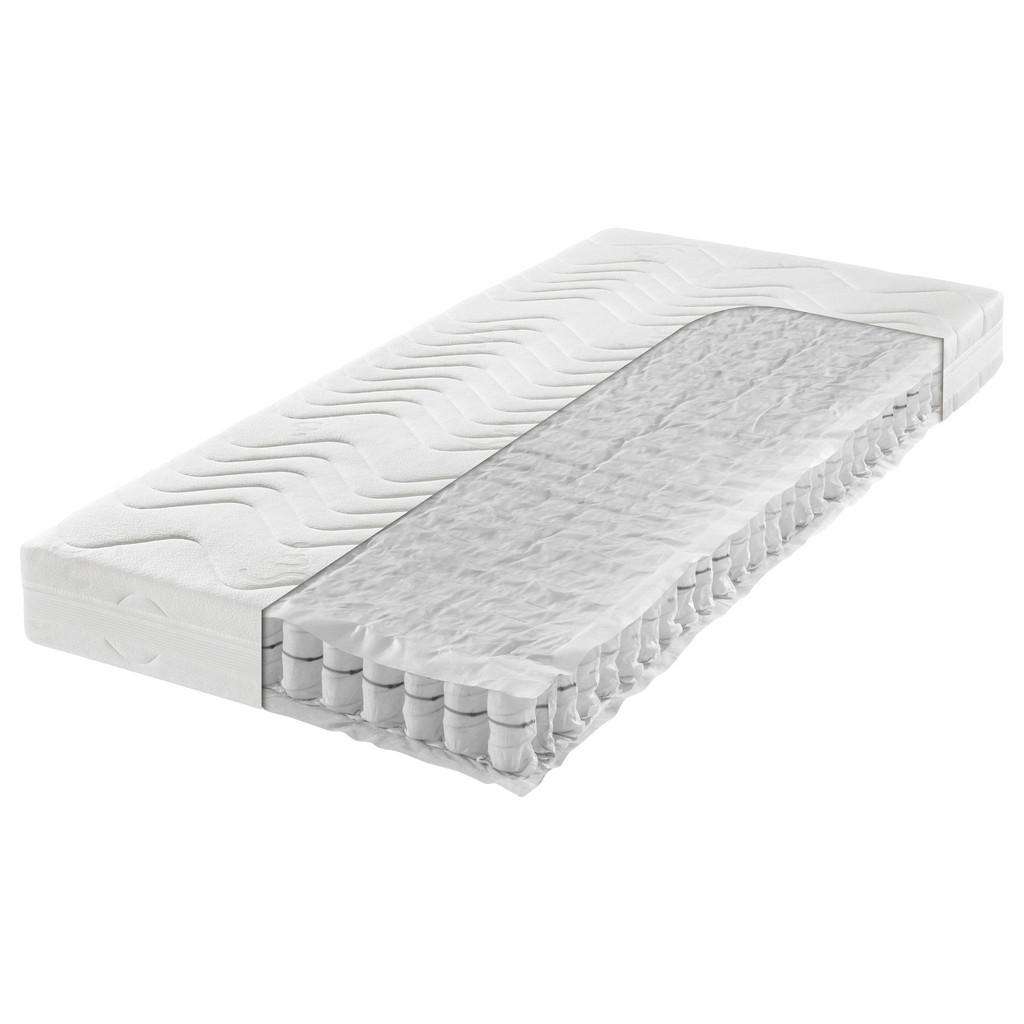 Sleeptex TASCHENFEDERKERNMATRATZE 90/200 cm, Weiß