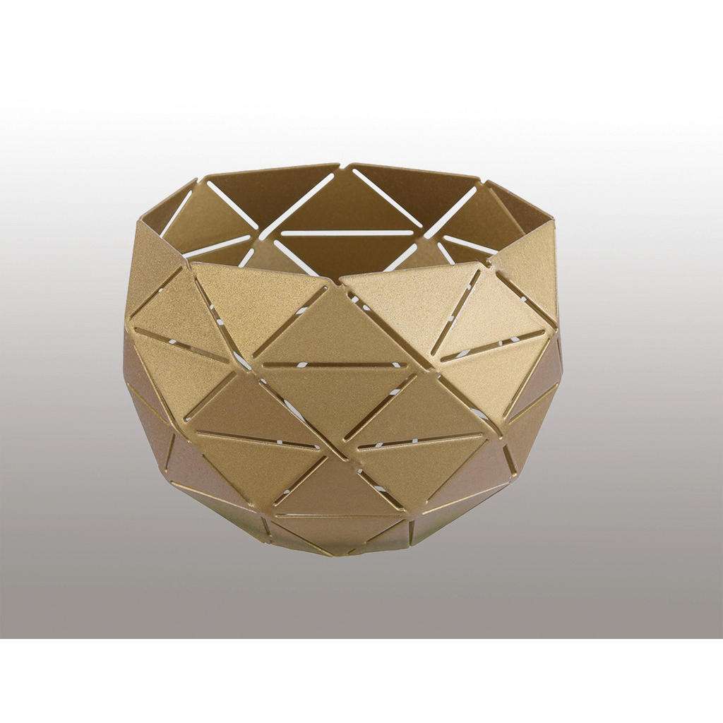 XXXL LEUCHTENSCHIRM Gold Metall E14