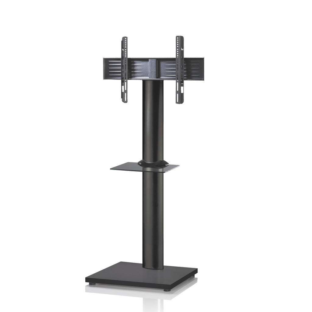 XXXL TV-RACK Metall, Glas Schwarz