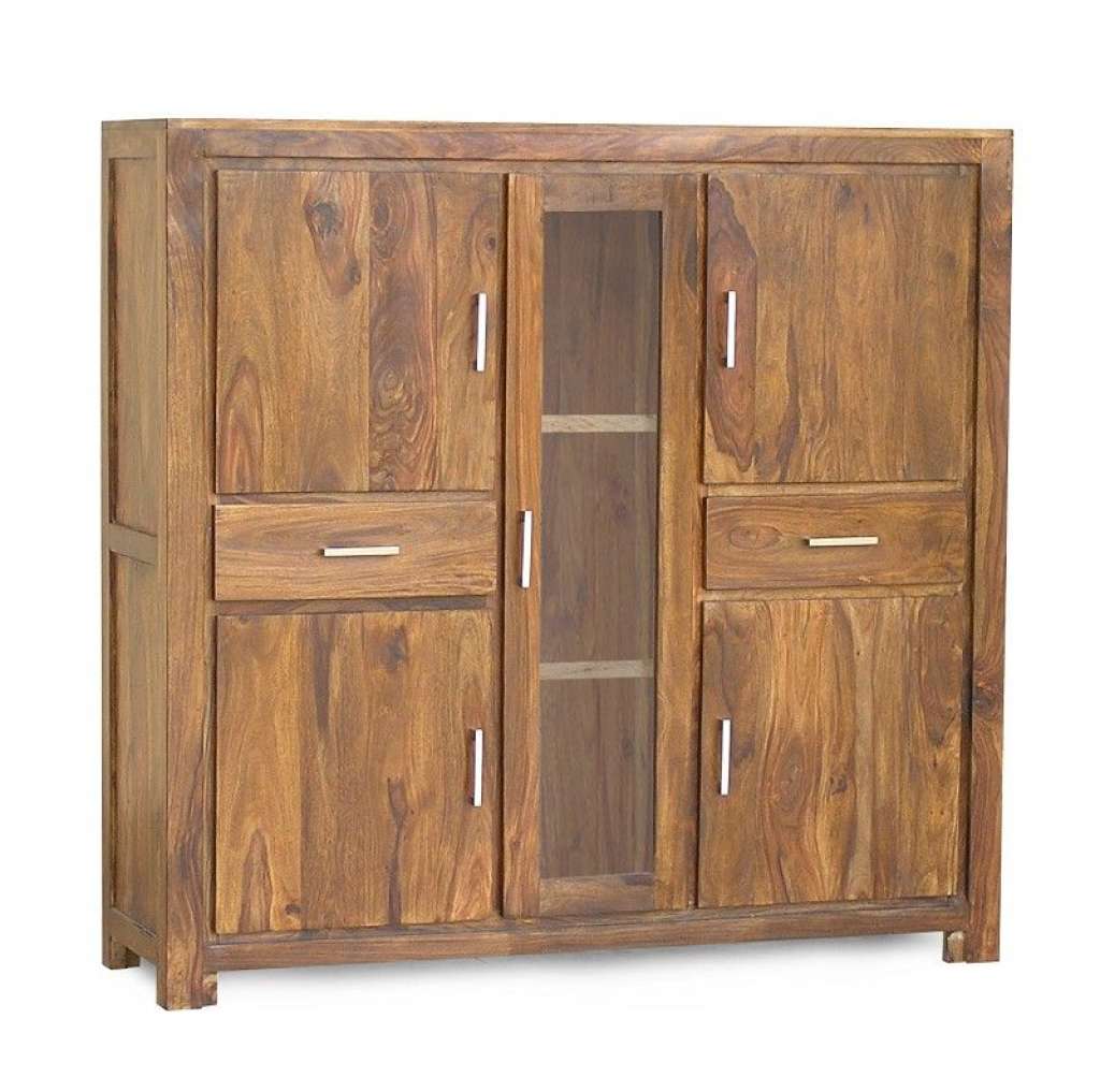 Highboard Sheesham 145x42x140 life honey lackiert METRO LIFE #107