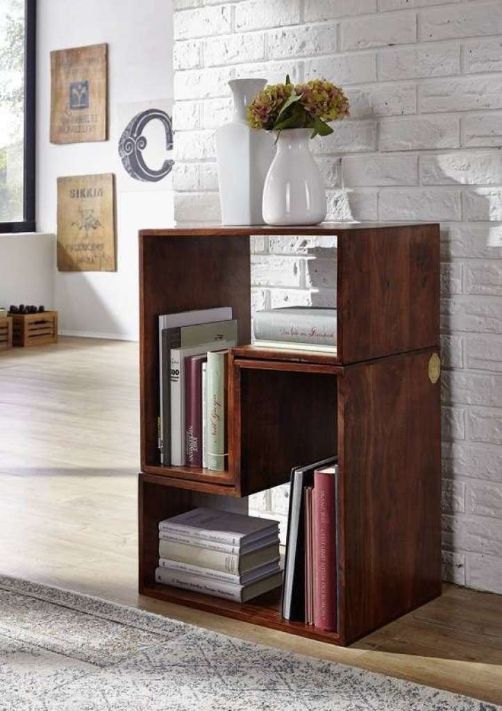 Regal-System Akazie 50x35x50 nougat lackiert OXFORD #22