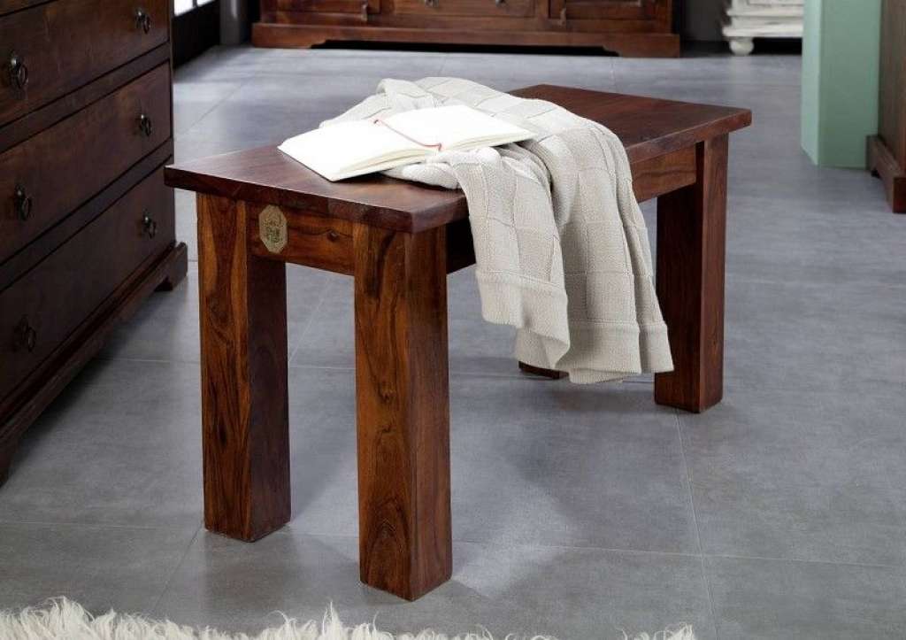 Bank Akazie 85x36x45 nougat lackiert OXFORD #50
