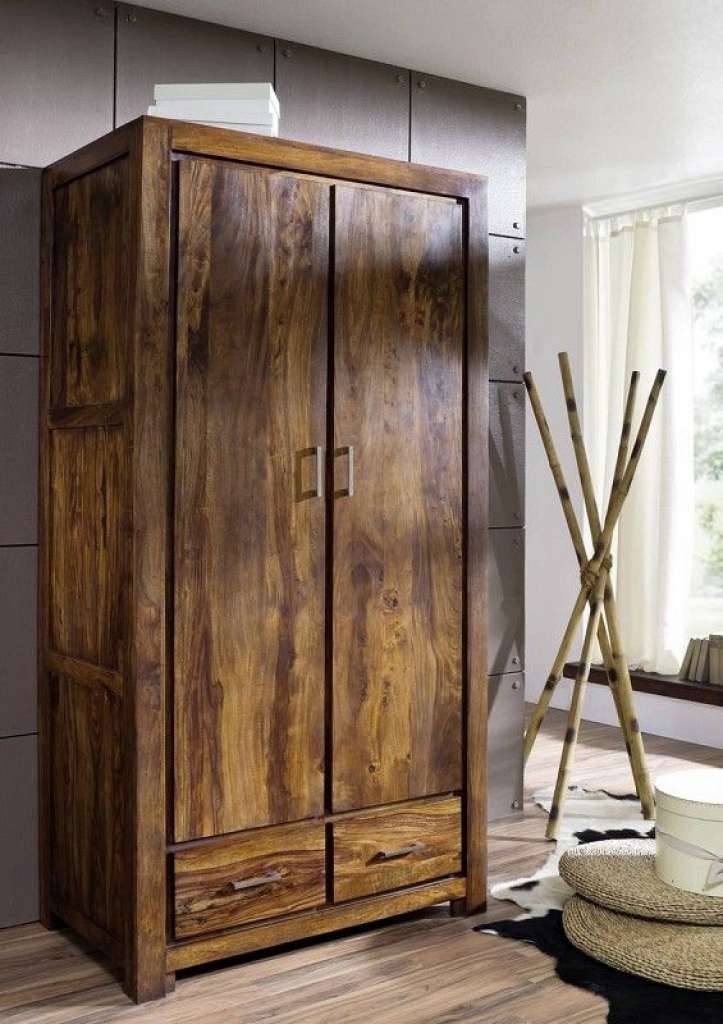 Garderobe Sheesham 100x61x200 life honey lackiert METRO LIFE #117