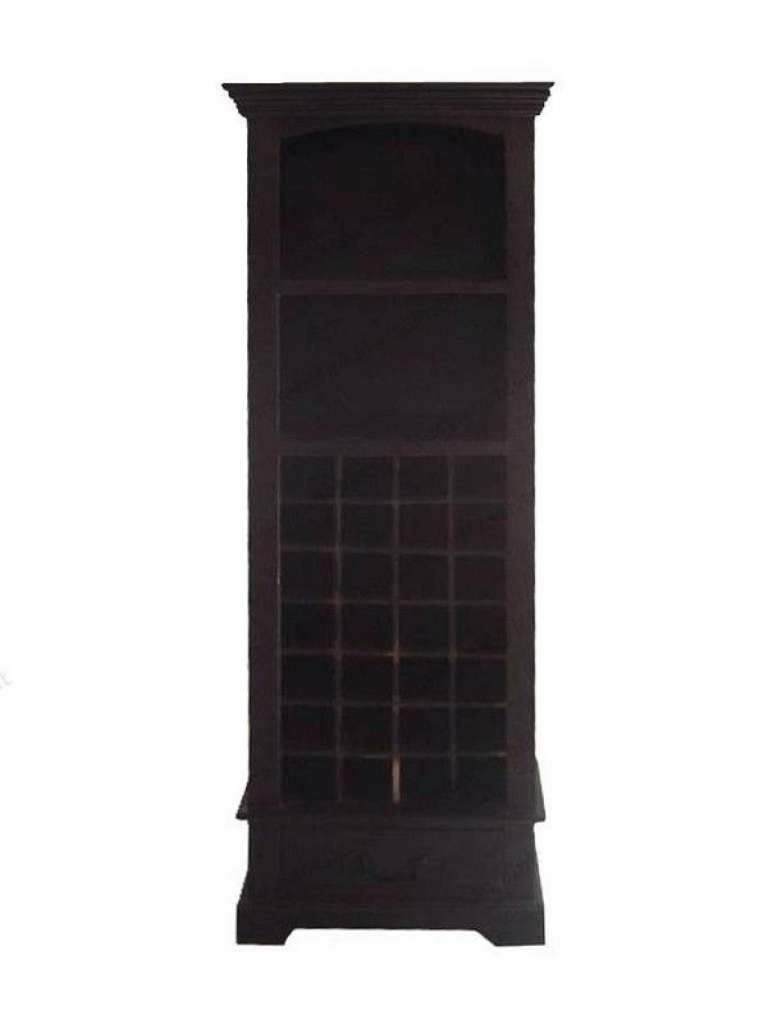 Weinregal Altholz 59x39x175 mehrfarbig lackiert SPECIAL #62