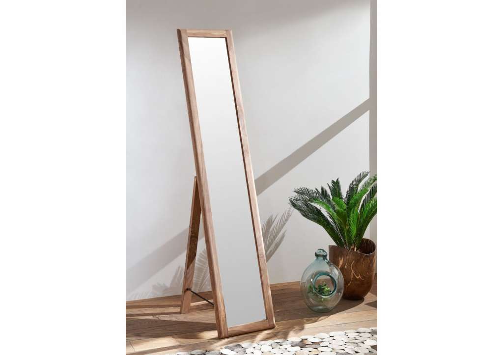 Spiegel Sheesham 35x50x175 smoked cherry geölt TORONTO #141