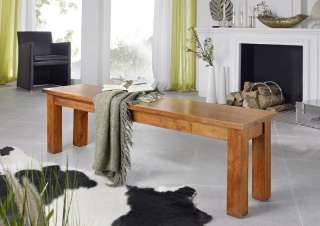 Bank Akazie 140x36x45 honig  lackiert OXFORD #052