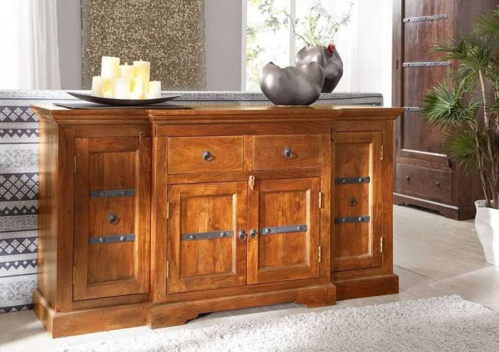 Sideboard Akazie 160x45x85 honig  lackiert OXFORD #0902