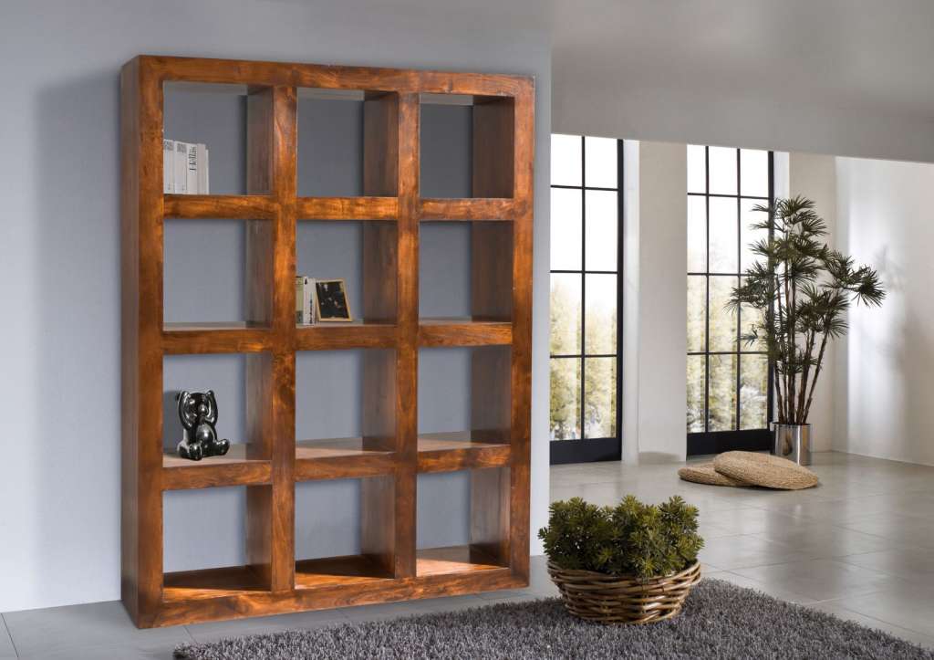 Raumteiler Akazie 138x36x184 honig  lackiert OXFORD #0430