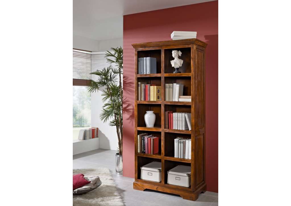 Regal Akazie 90x43x195 honig  lackiert OXFORD #0435