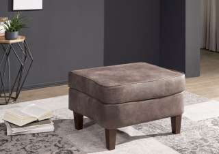 Hocker Chesterfield 56x67x46 dunkelbraun OXFORD