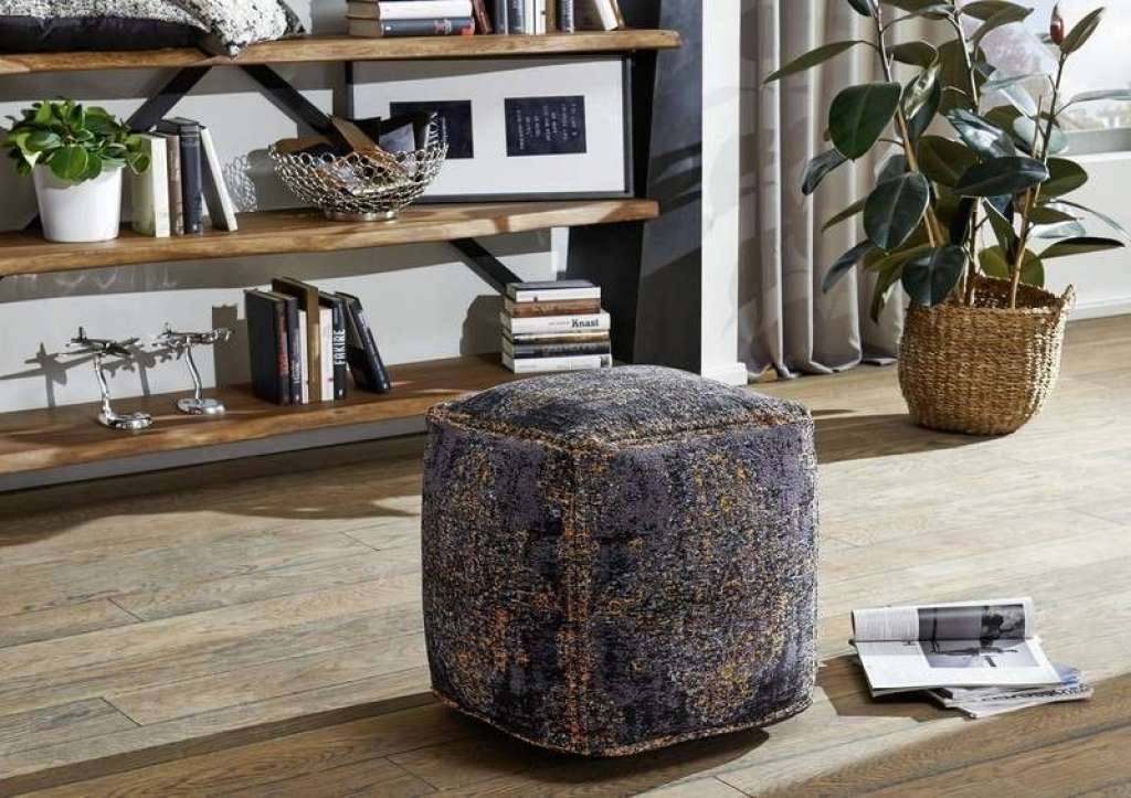 Hocker 45x45x45 orange NOOR