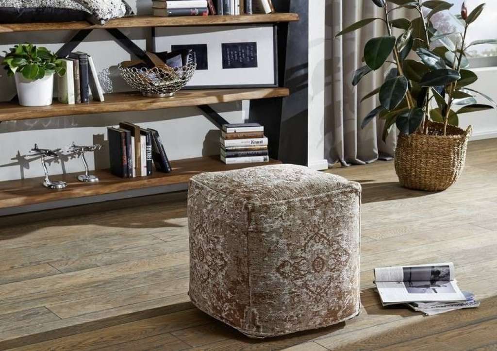 Hocker 45x45x45 beige LINCOLN TWO