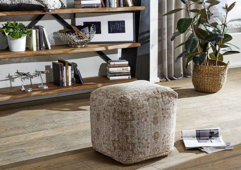 Hocker 45x45x45 beige GRANTS