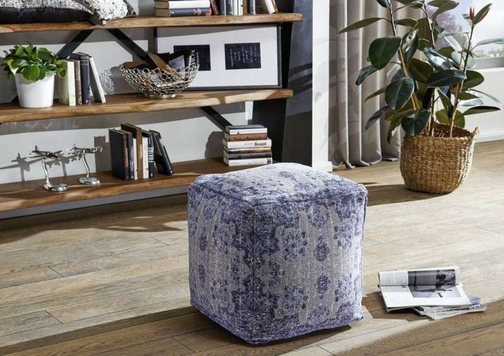 Hocker 45x45x45 blau GRANTS