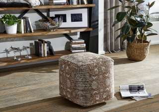 Hocker 45x45x45 beige YUVAAN