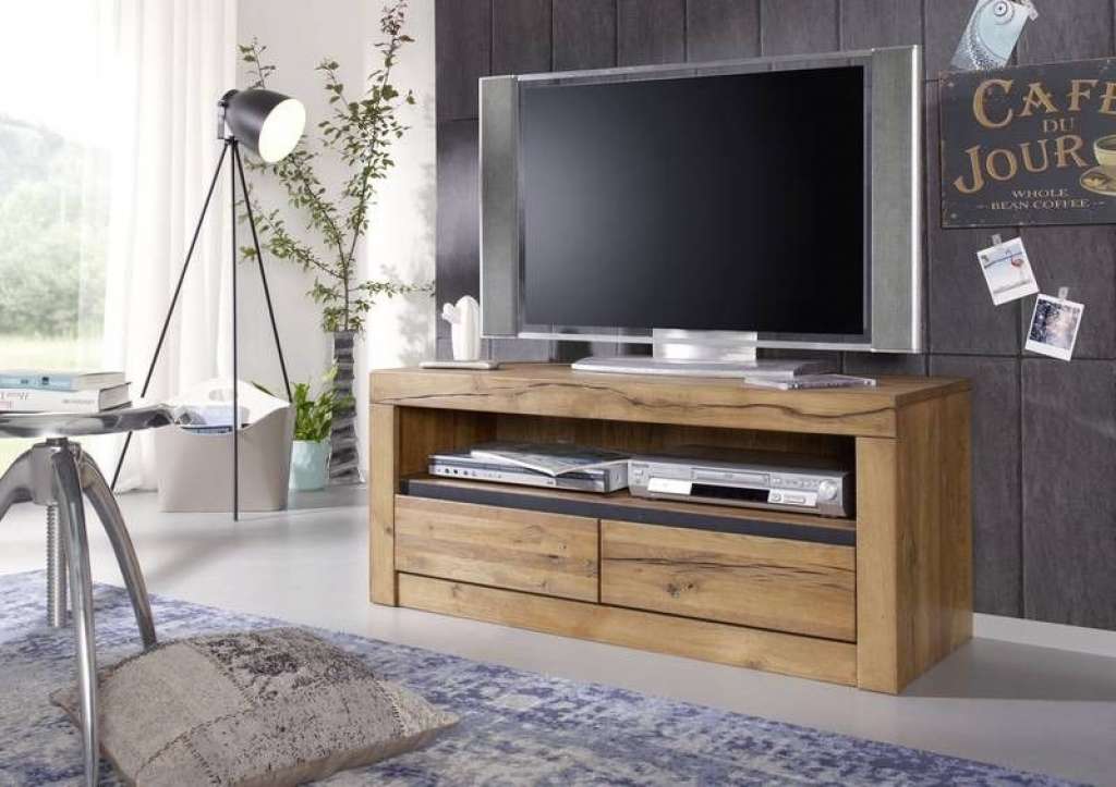 TV-Board Wildeiche 115x42x49 Tabacco brown geölt MONTREUX #303