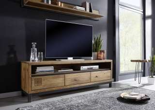 TV-Board Wildeiche 170x40x56 Tabacco brown geölt VILLANDERS #314