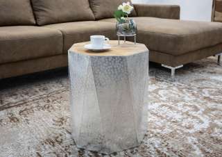 Hocker Teak 40x40x45 natur UNIKA #002