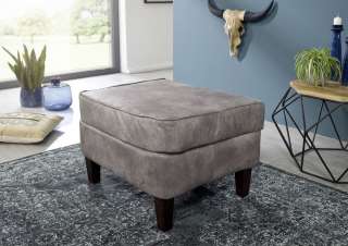 Hocker Chesterfield 56x67x46 silber OXFORD