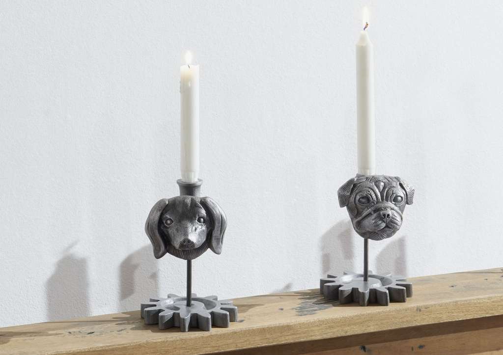 Kerzenständer 16x16x18 Alu DEKO #243
