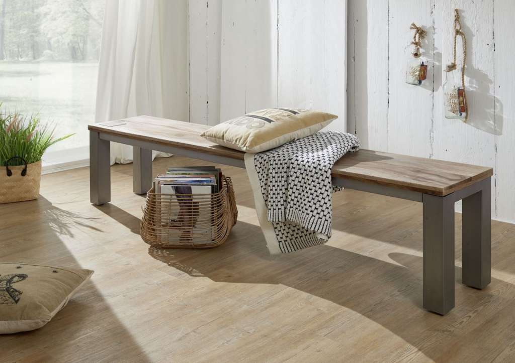 Bank Sheesham 178x35x45 gebeizt LE HAVRE #22