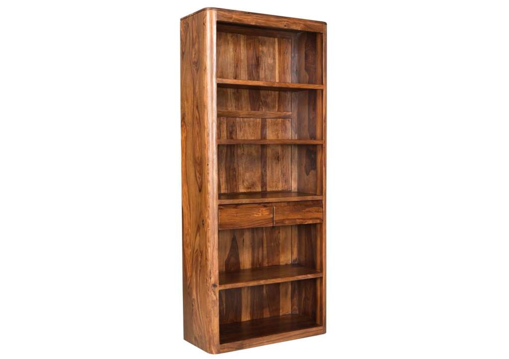Regal Sheesham 88x40x205 walnuss lackiert TORONTO #218