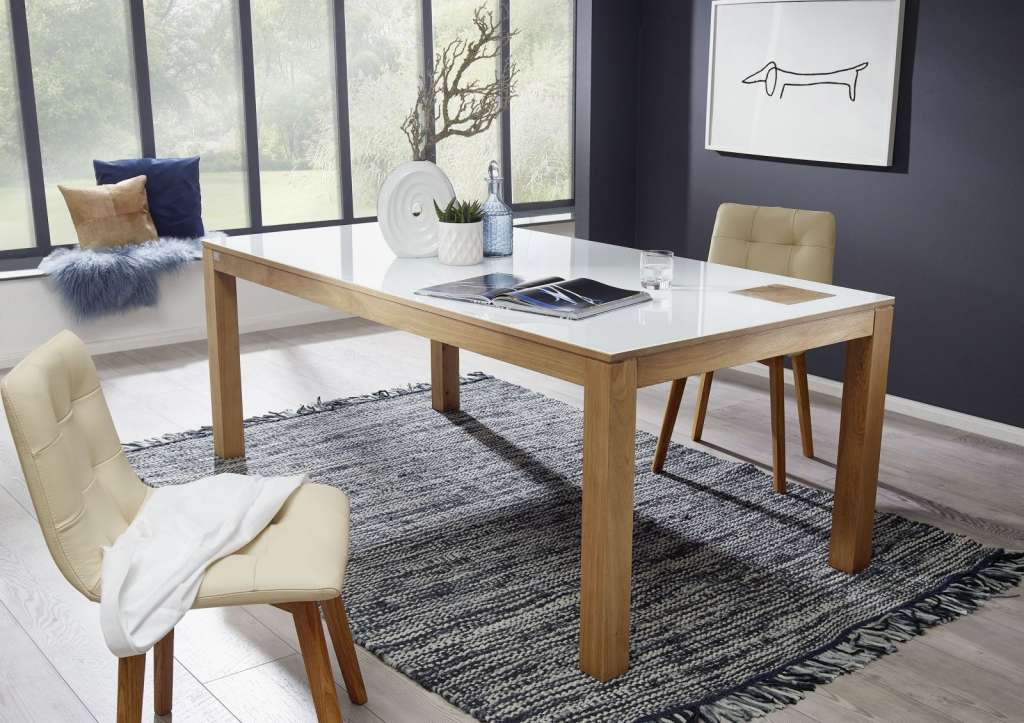 Esstisch Wildeiche 200x100x76 natur geölt MÜNCHEN #116