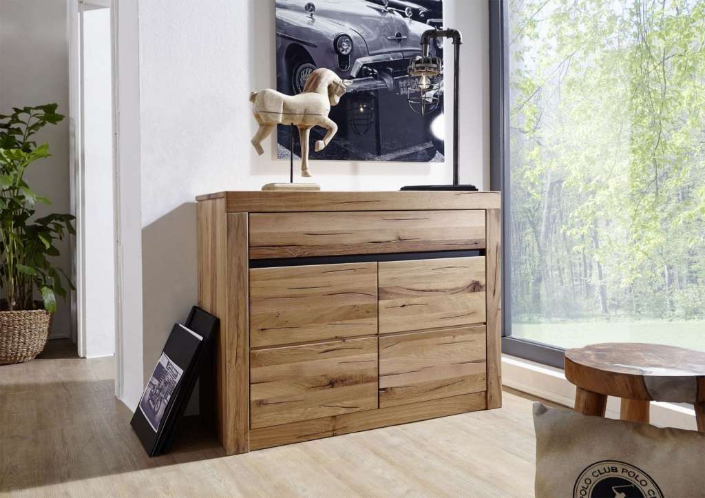 Sideboard Wildeiche 108x45x85 natur geölt MONTREUX #109