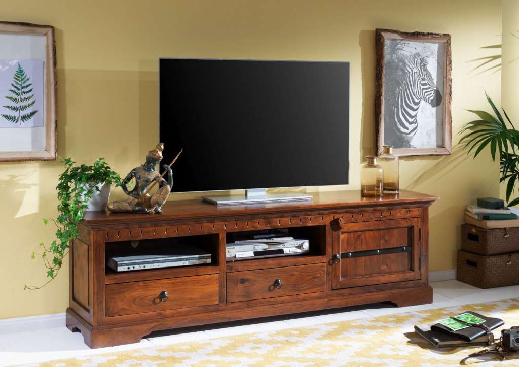 TV-Board Akazie 180x40x55 nougat lackiert OXFORD #325