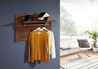 Garderobe Akazie 100x32x60 braun lackiert LIVE EDGE #815