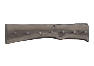 Garderobenleiste Akazie 70x5x10 grau lackiert LIVE EDGE #912