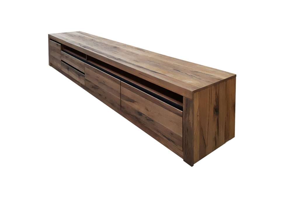 Lowboard Wildeiche 260x50x60 tabacco brown geölt MONTREUX #241