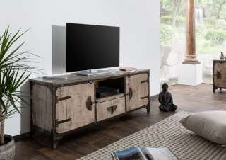 TV-Board Mango 150x40x60 braun lackiert HEAVY INDUSTRY #229