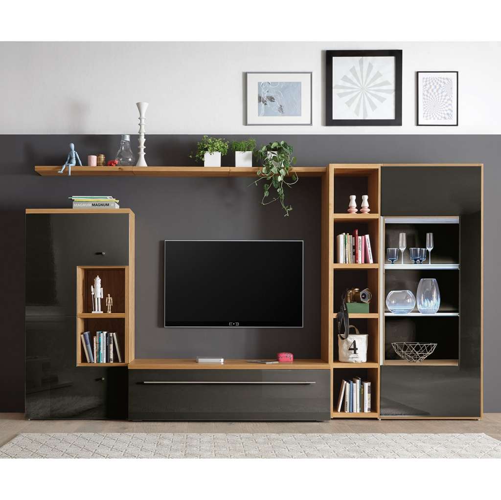 home24 Wohnwand Hülsta now time III (7-teilig)