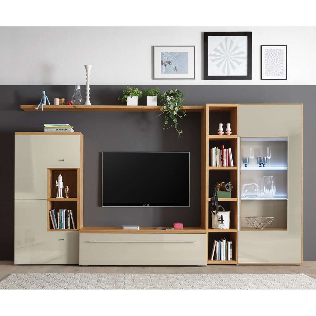 home24 Wohnwand Hülsta now time III (7-teilig)