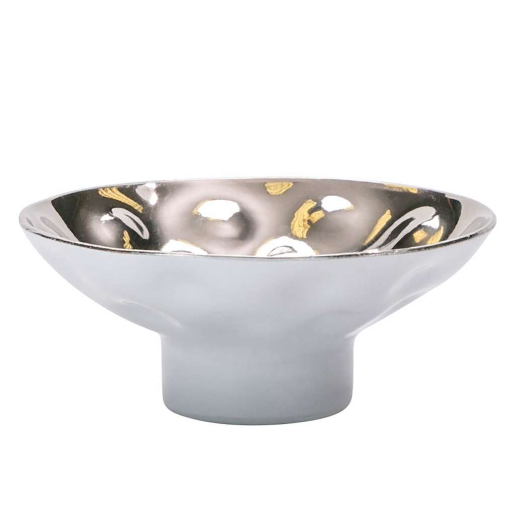 home24 Teelichthalter White Shiny
